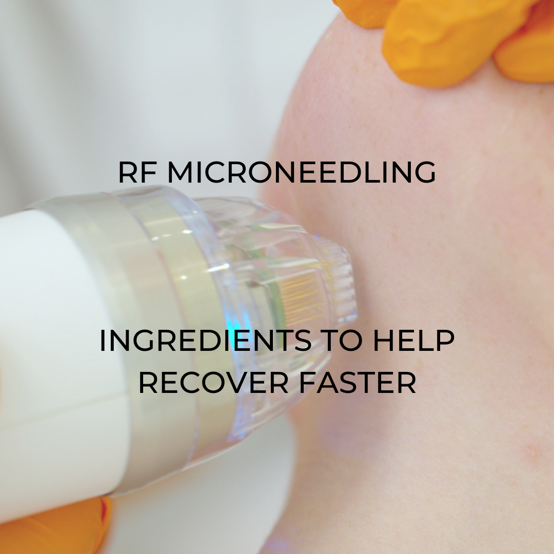 Interested in RF microneedling procedures like Morpheus 8 or Potenza? Discover the ingredients that help recover faster