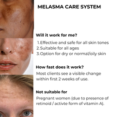 Melasma care system