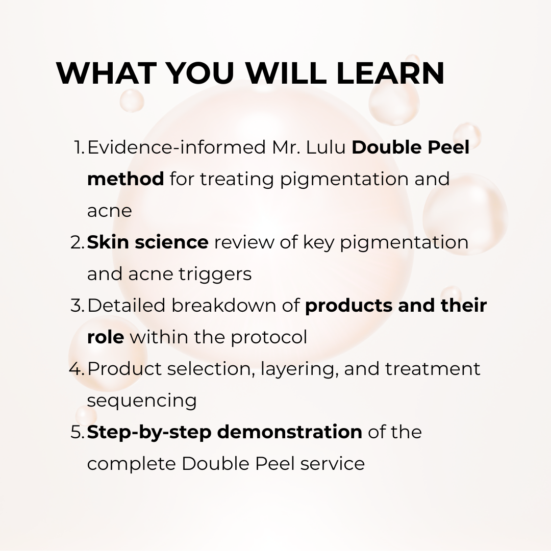 Double Peel Workshop: Fundemantals (SPANISH)