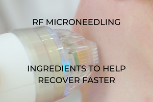 Interested in RF microneedling procedures like Morpheus 8 or Potenza? Discover the ingredients that help recover faster