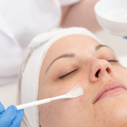 Professional exfoliation and Vitamin C