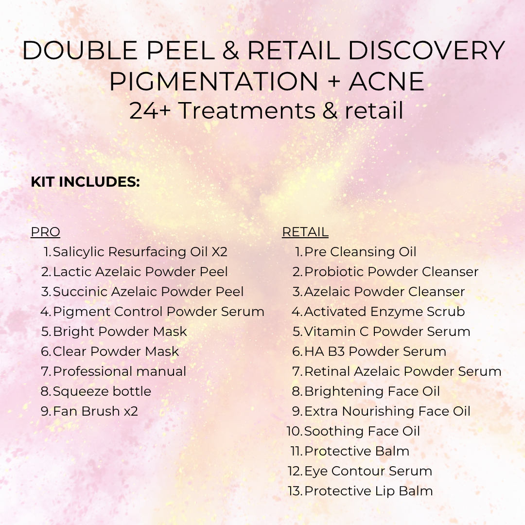 KIT DE INTRODUCCIÓN DE DOBLE PELADO: AHORRE MÁS DE $150