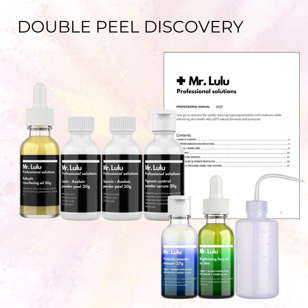 KIT DE INTRODUCCIÓN DE DOBLE PELADO: AHORRE MÁS DE $150