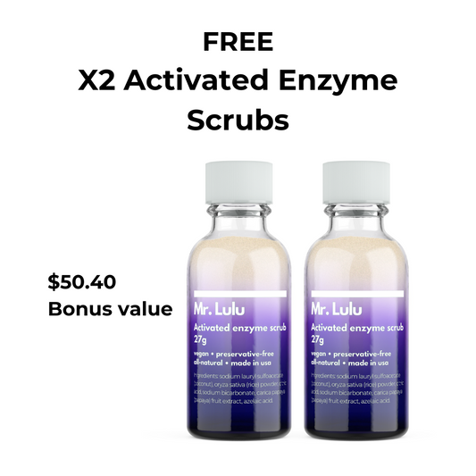 BONUS $50.40 > 2 Activated Enzyme Scrubs