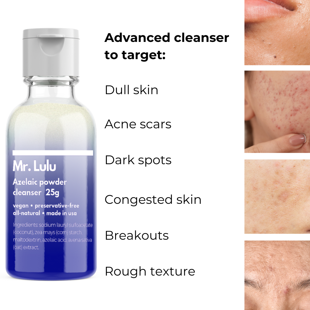 Azelaic Powder Cleanser: Retail and Backbar options
