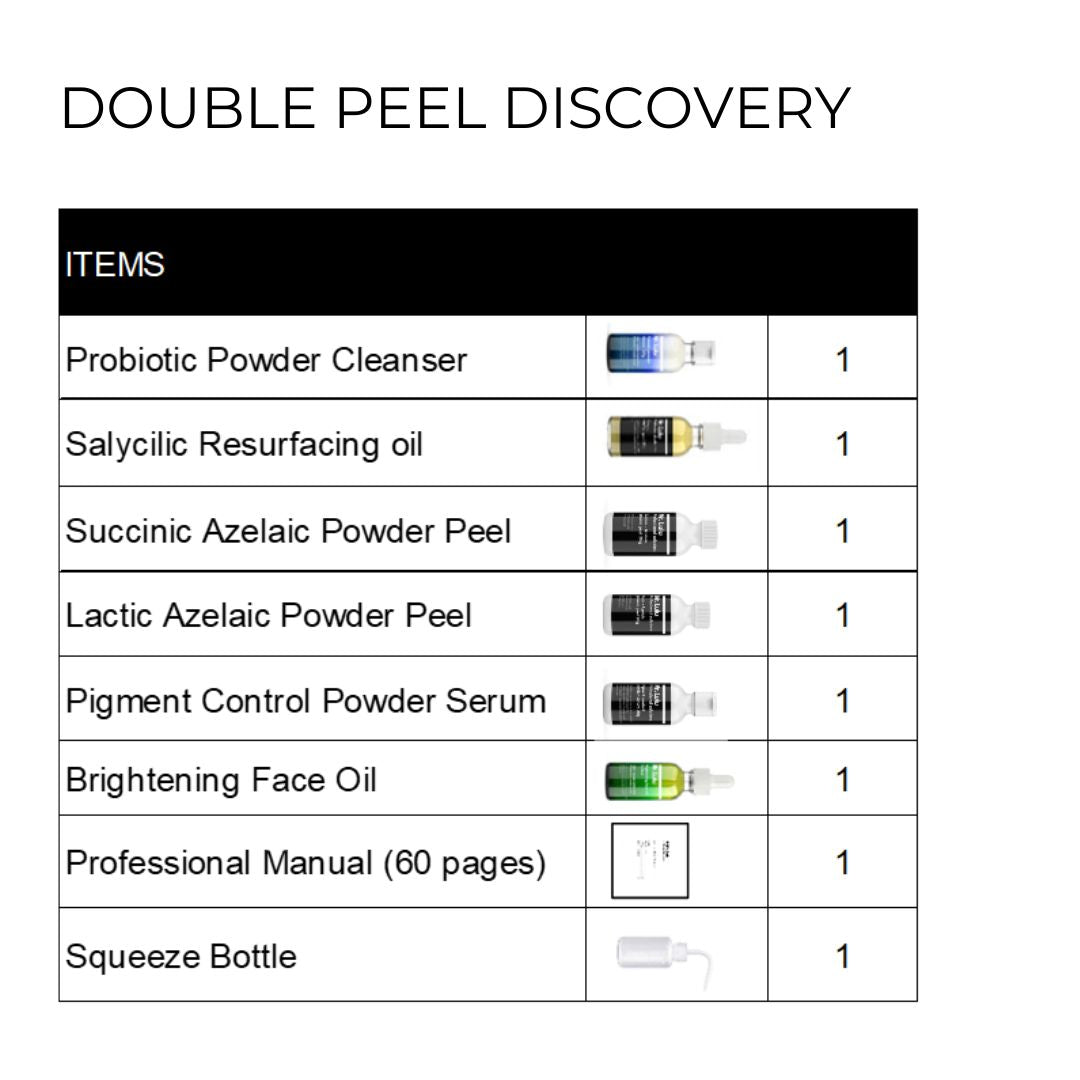 KIT DE INTRODUCCIÓN DE DOBLE PELADO: AHORRE MÁS DE $150