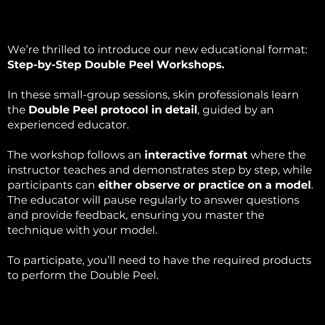 Double Peel Class Jan 27th - David Siado