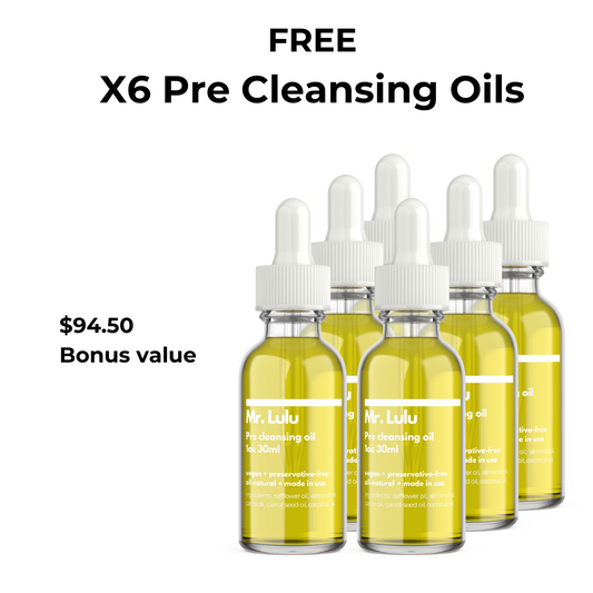 BONUS $94.50 > 6 Pre Cleansing Oils