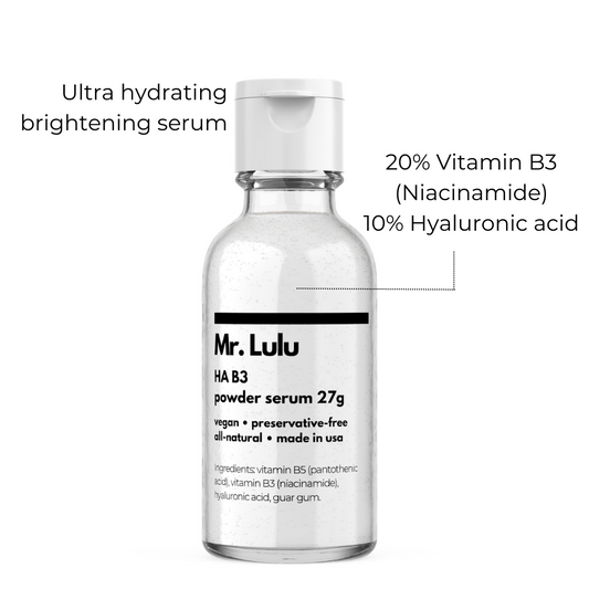 HA B3 Powder Serum: Retail and Backbar options