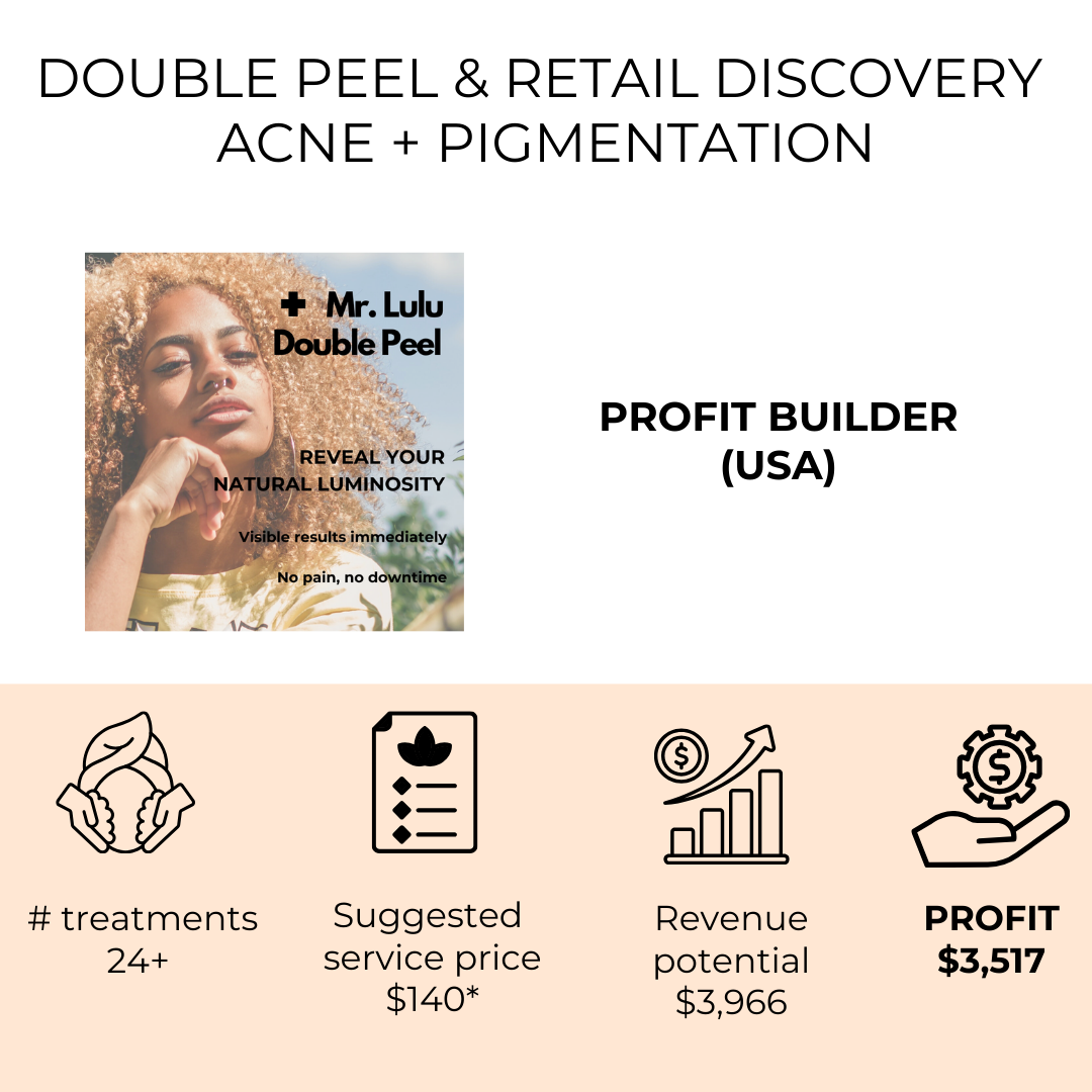 DOUBLE PEEL & RETAIL DISCOVERY - PIGMENTATION + ACNE