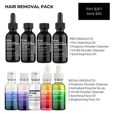Hair removal pack - save $30