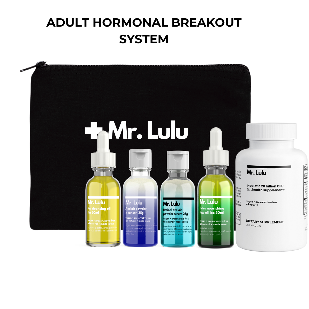Hormonal breakout reducing system