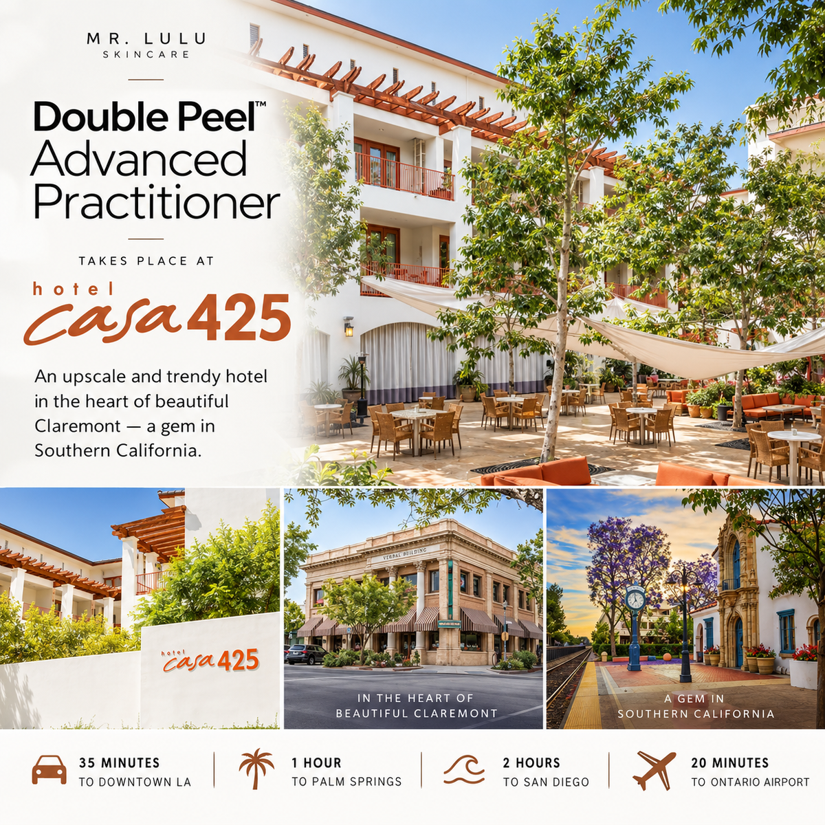 Double Peel - ADVANCED PRACTITIONER CERTIFICATION - CLAREMONT (LOS ANGELES)