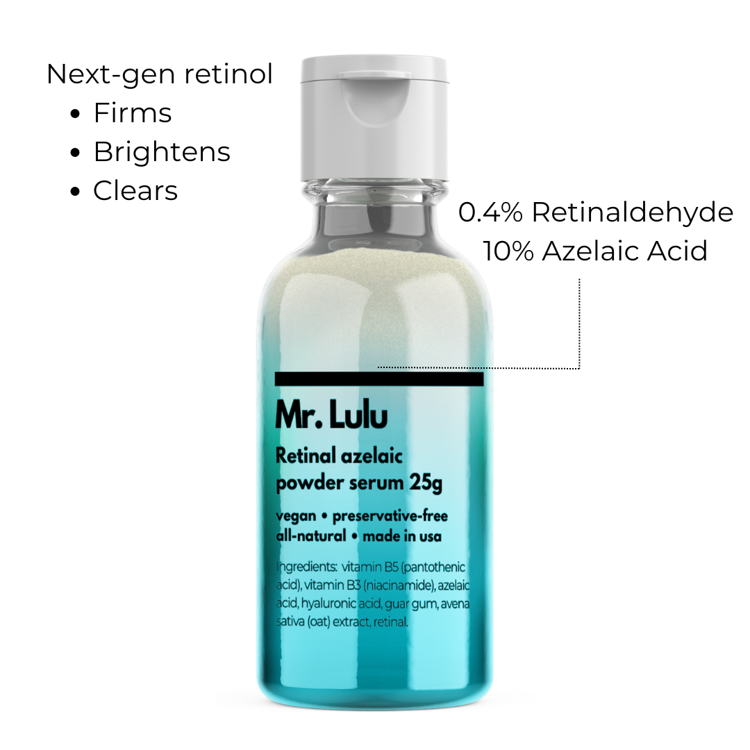 Suero en polvo azelaico retiniano