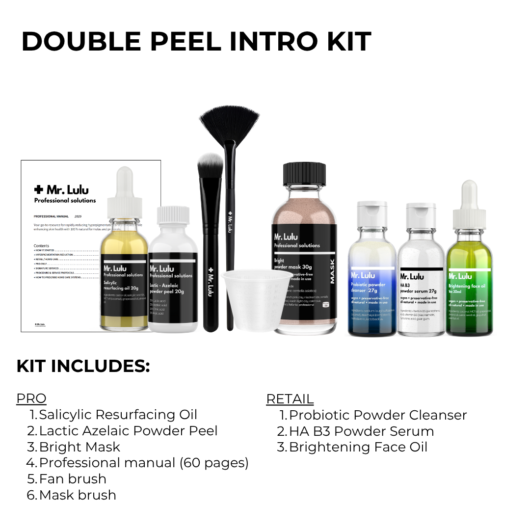 KIT DE INTRODUCCIÓN DE DOBLE PELADO: AHORRE MÁS DE $150
