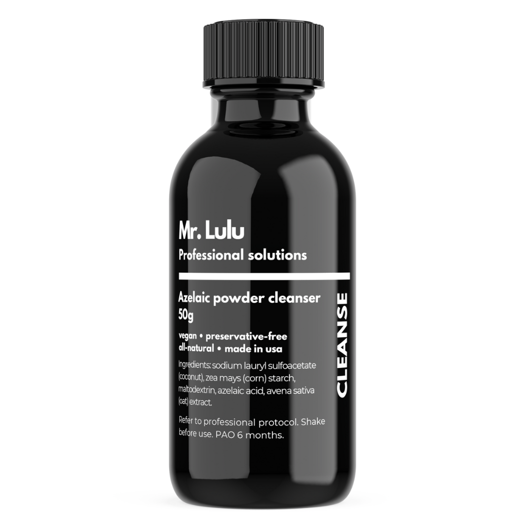 Azelaic Powder Cleanser: Retail and Backbar options