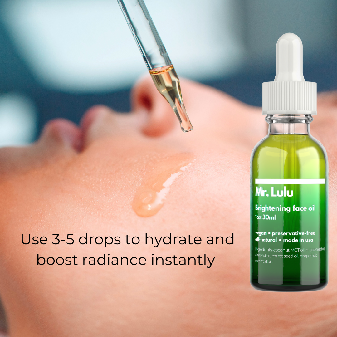 Brightening face oil: Retail and Backbar options