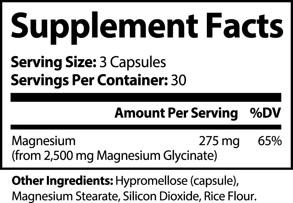 Magnesium Glycinate Sleep Supplement