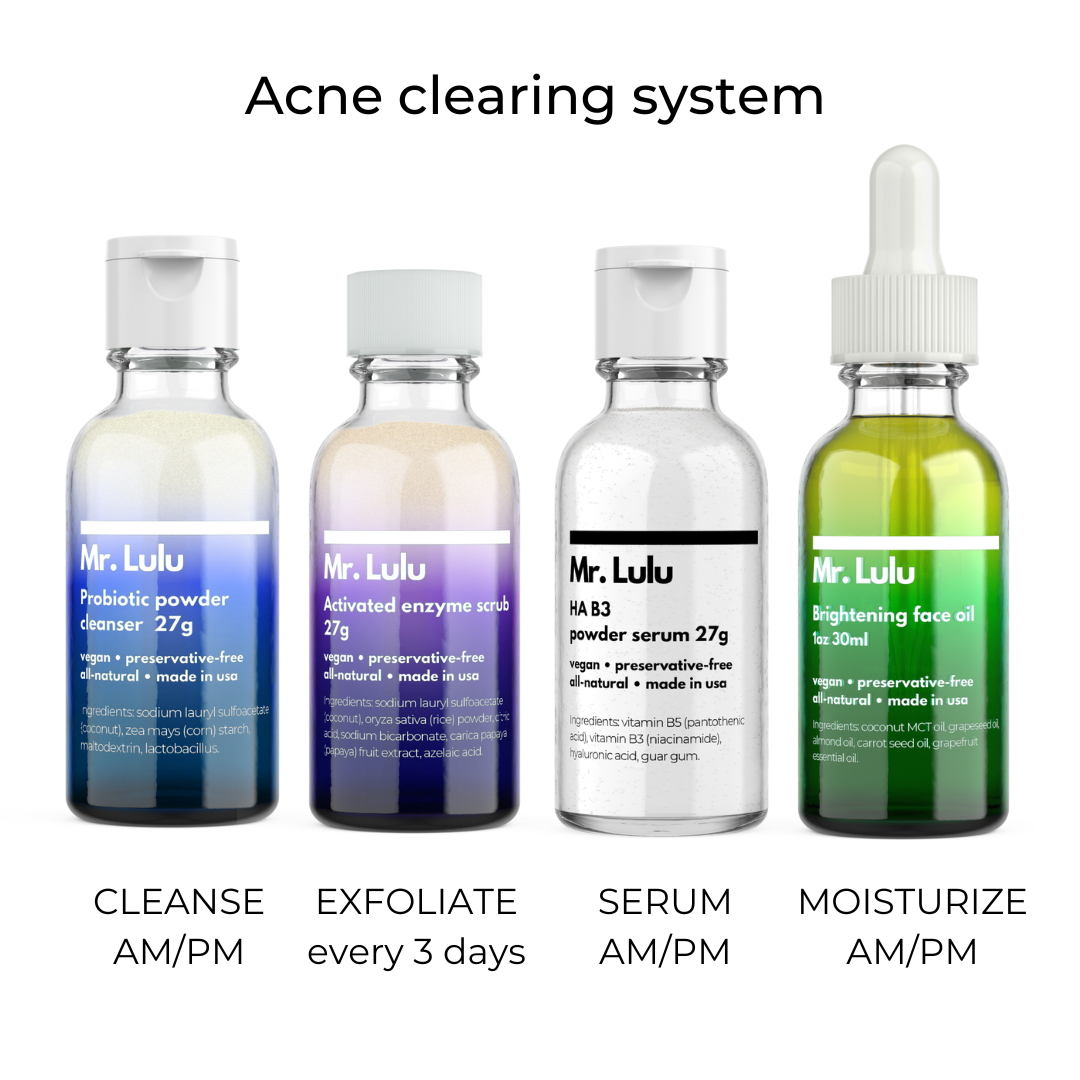 Acne clearing system