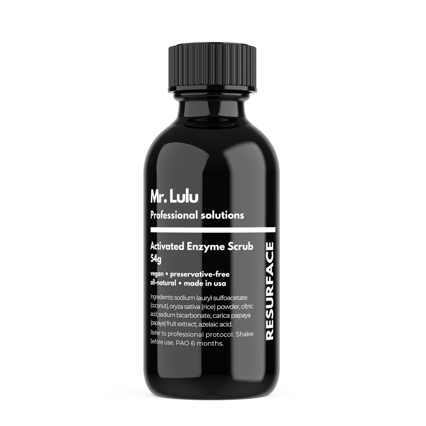 Activated Enzyme Scrub : Retail and Backbar options